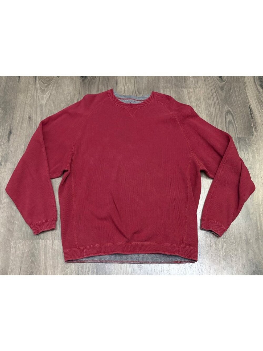 Tommy Bahama Sweater Red XL Crew Neck - No Size Tag See Measurements